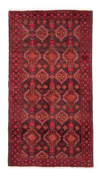 Runner Baluch-matta - 194 x 105 cm - röd