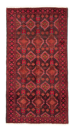 Runner Baluch-matta - 194 x 105 cm - röd