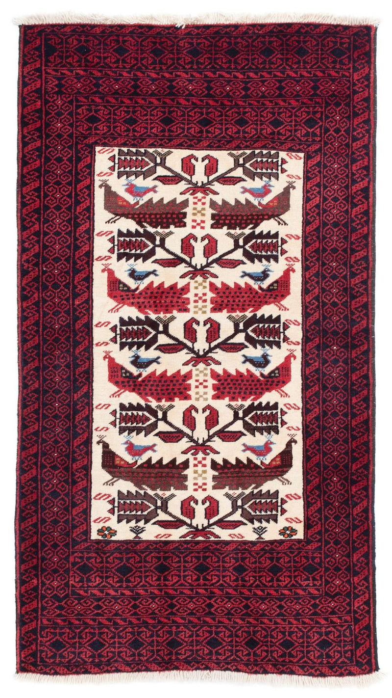 Baluch-matta - 167 x 92 cm - beige