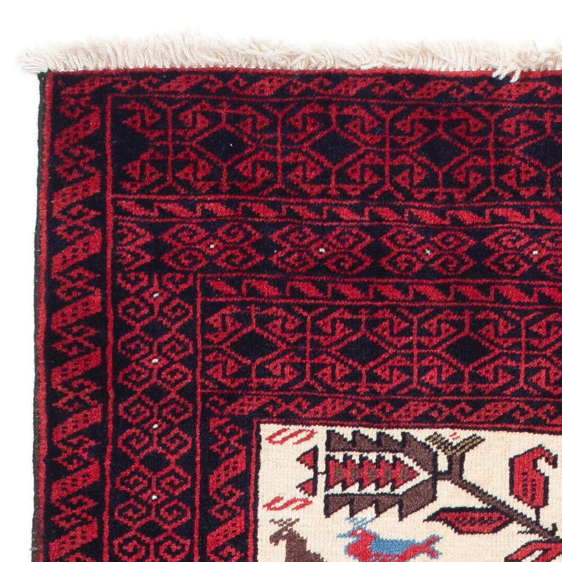 Baluch-matta - 167 x 92 cm - beige