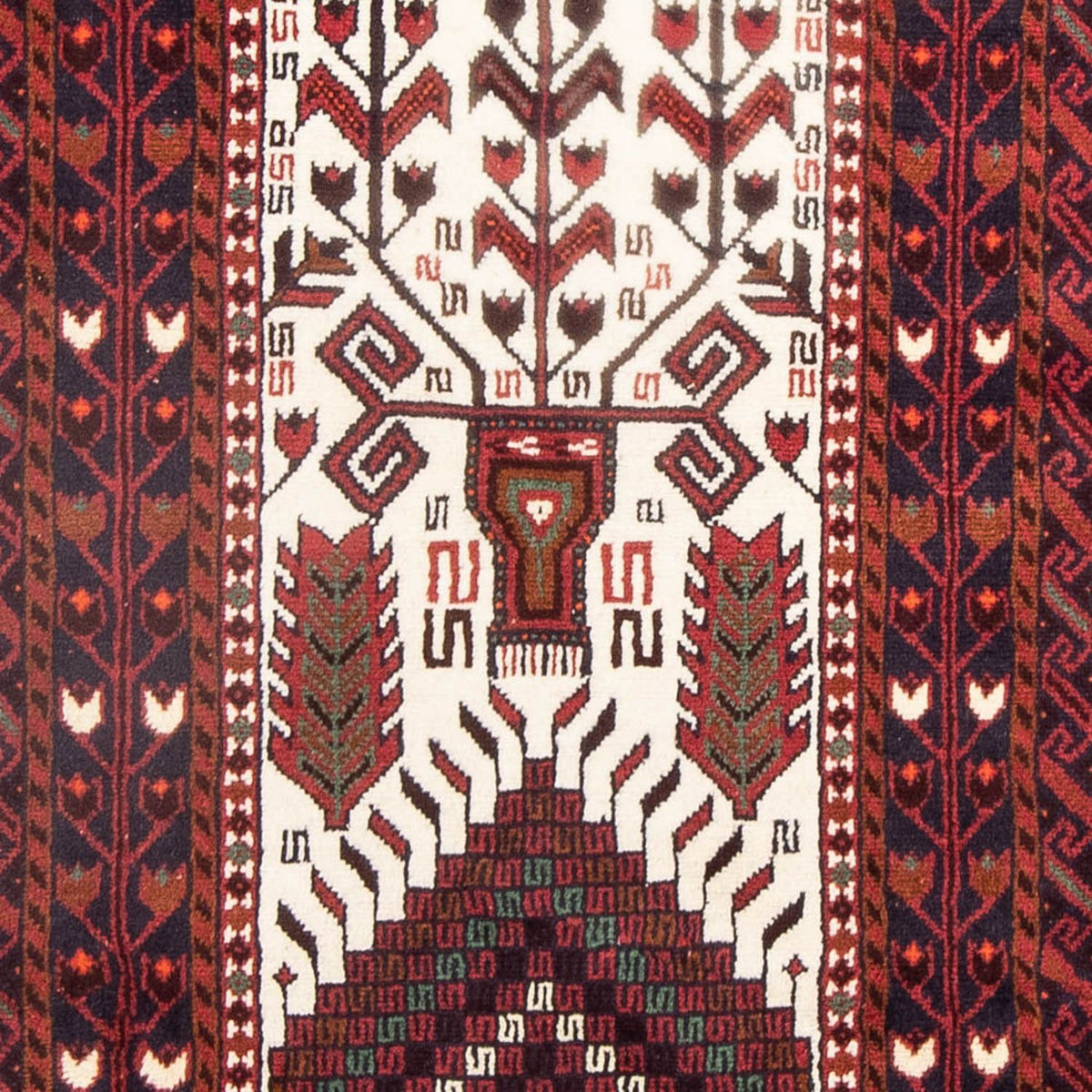 Runner Baluch-matta - 197 x 100 cm - beige