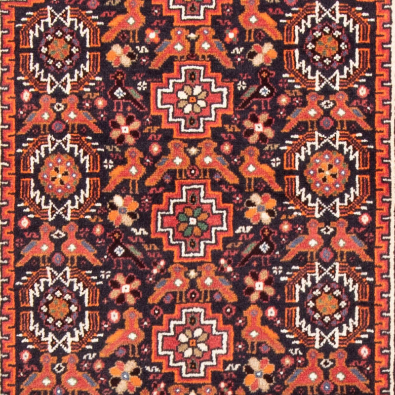 Runner Baluch-matta - 210 x 106 cm - röd