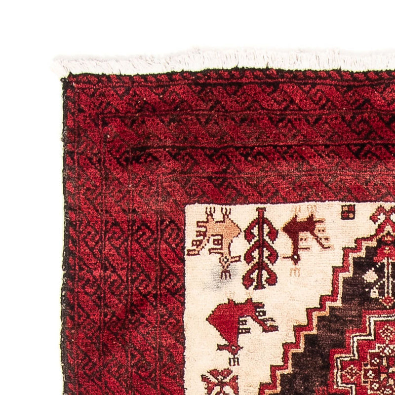 Runner Baluch-matta - 202 x 100 cm - röd