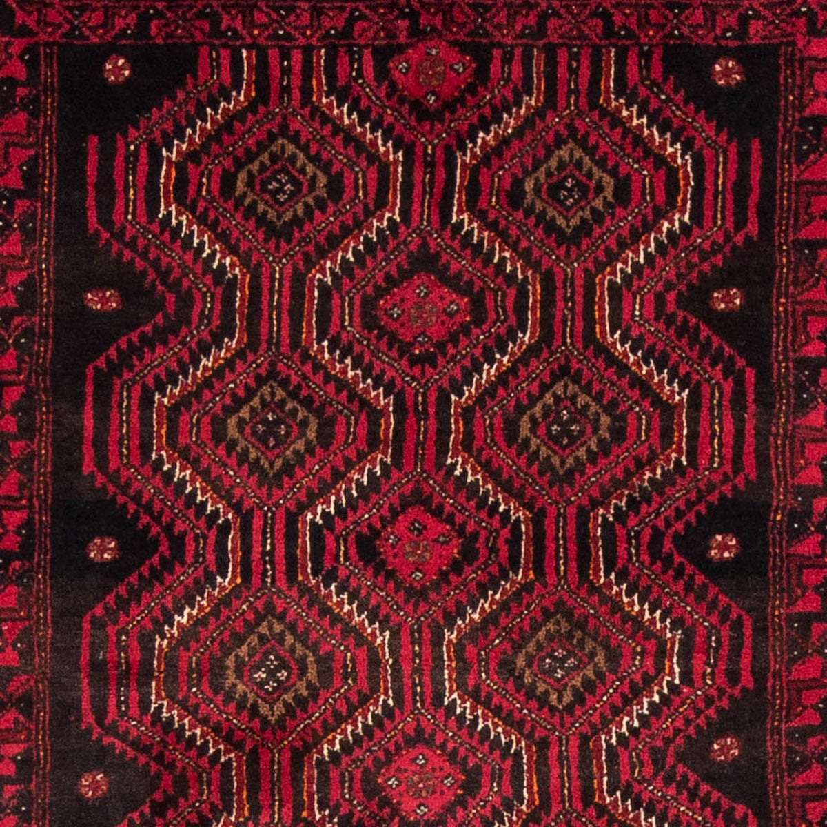 Runner Baluch-matta - 180 x 96 cm - röd