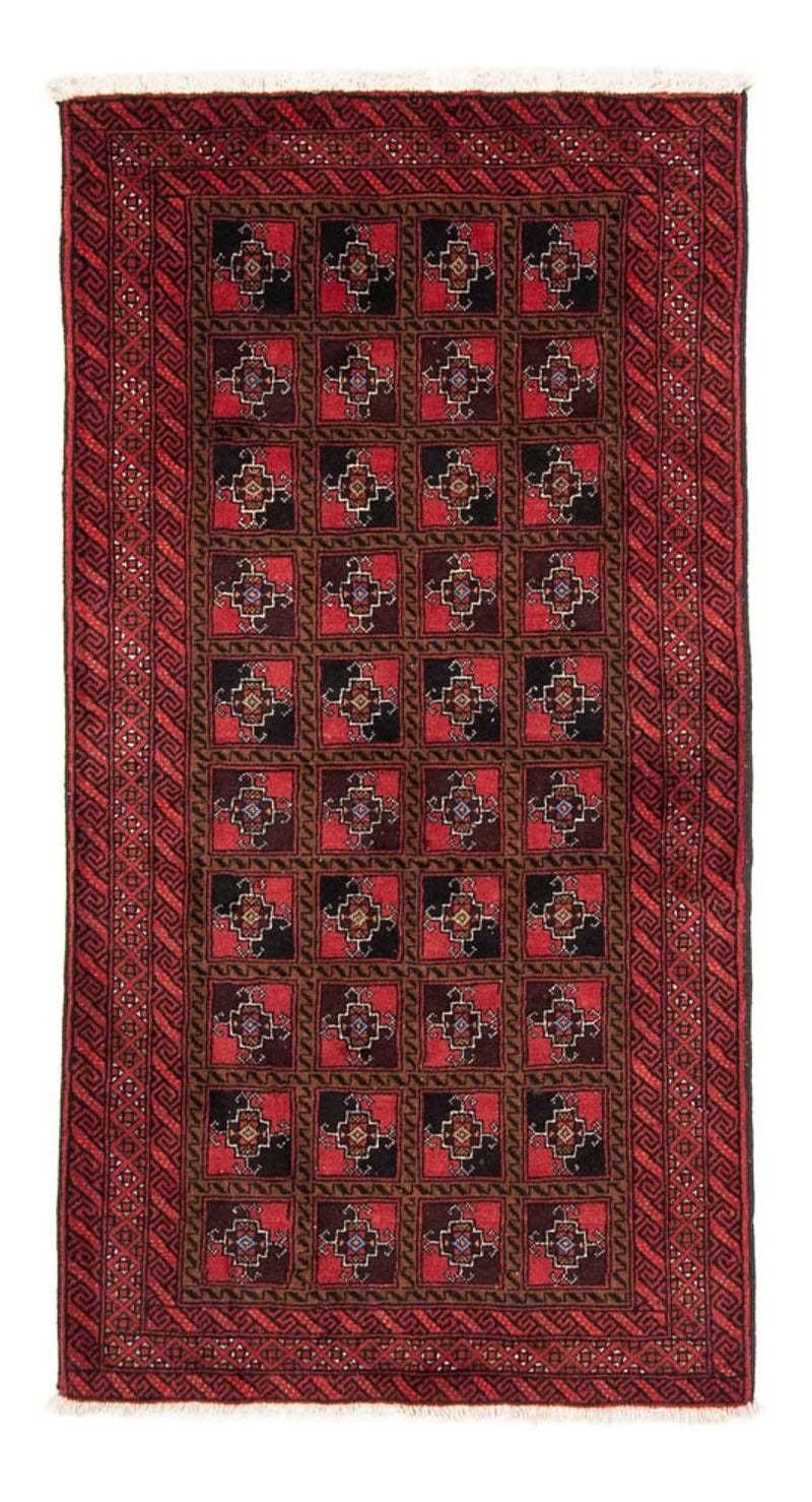 Runner Baluch-matta - 197 x 104 cm - röd