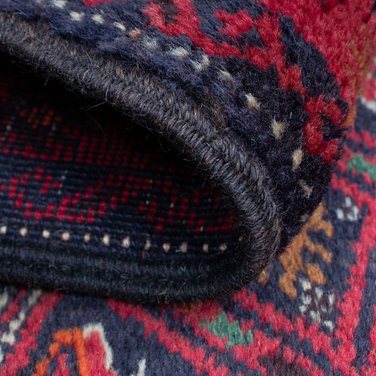 Baluch-matta - 159 x 89 cm - mörkblå