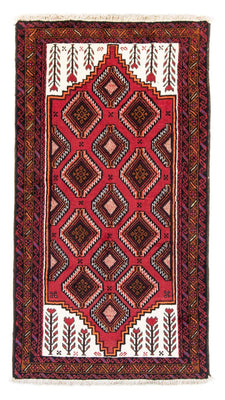 Runner Baluch-matta - 194 x 104 cm - röd