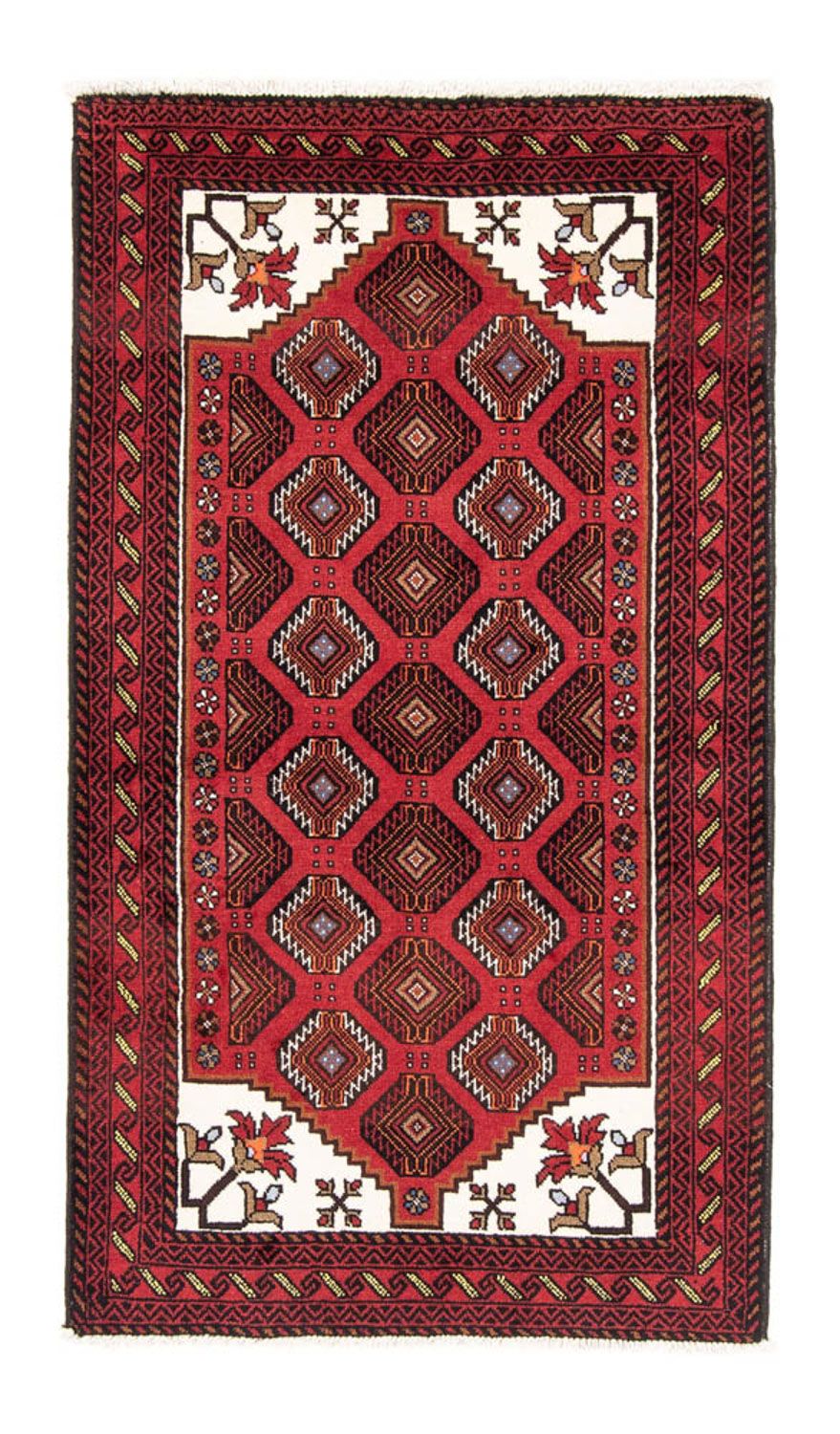 Runner Baluch-matta - 194 x 102 cm - röd