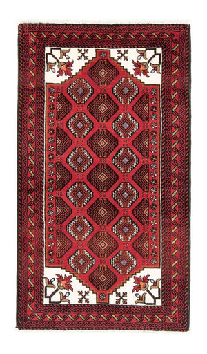 Runner Baluch-matta - 194 x 102 cm - röd