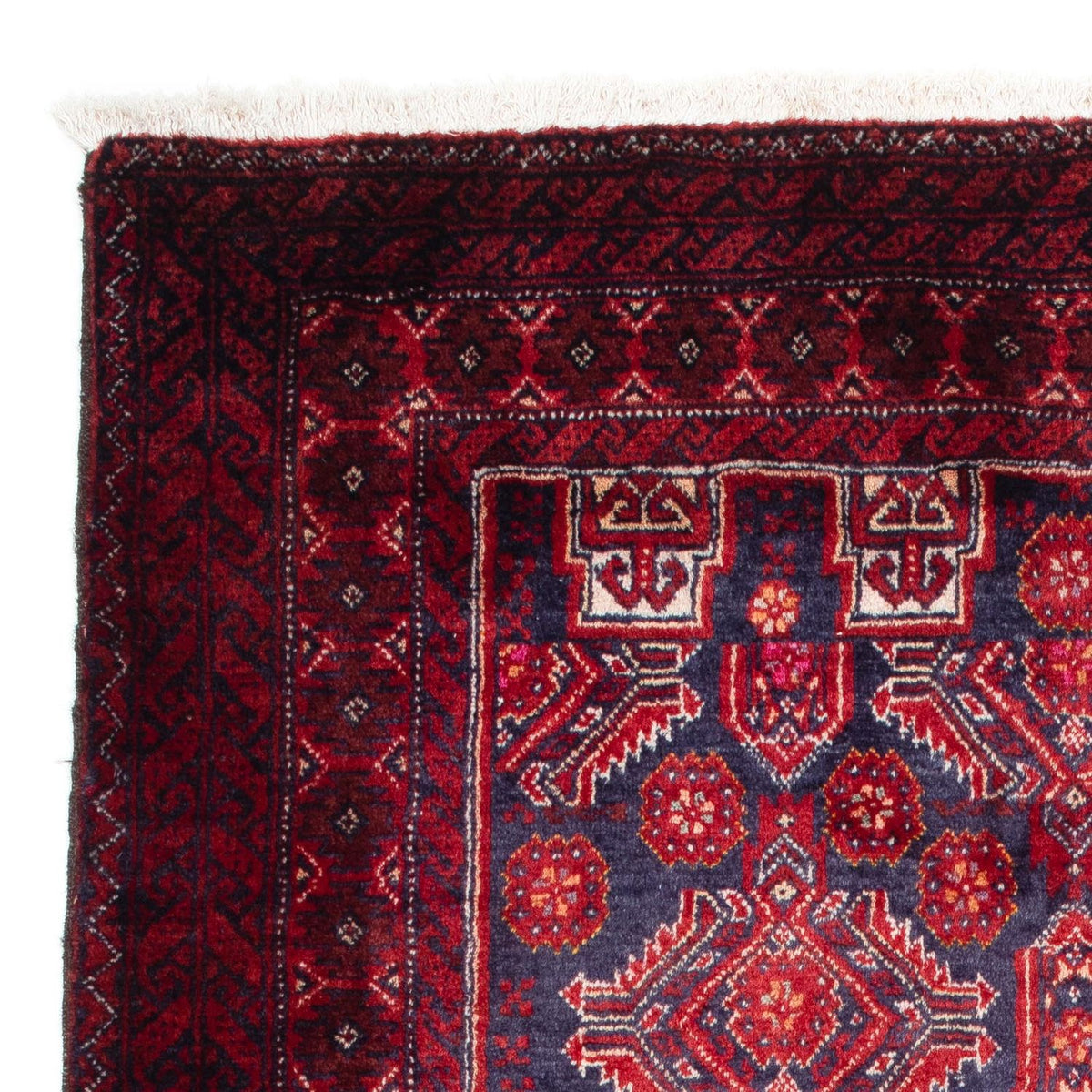 Baluch-matta - 187 x 108 cm - mörkblå