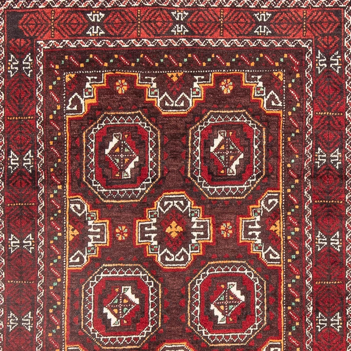 Runner Baluch-matta - 186 x 99 cm - röd