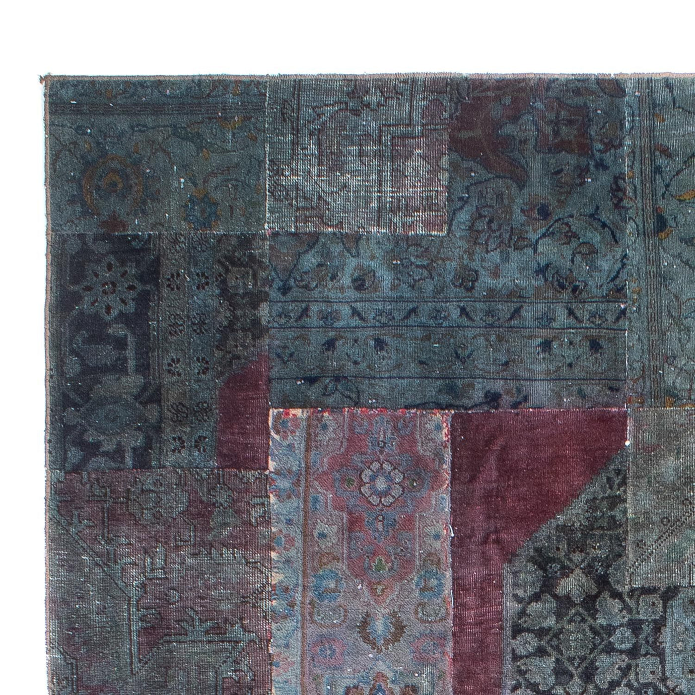 Patchwork-matta 291x194cm - Perserteppich Wollteppich