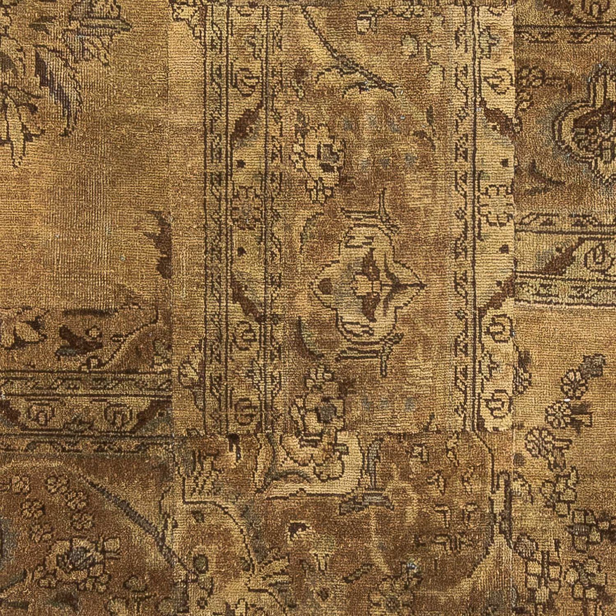 Patchwork-matta - 207 x 128 cm - flerfärgad