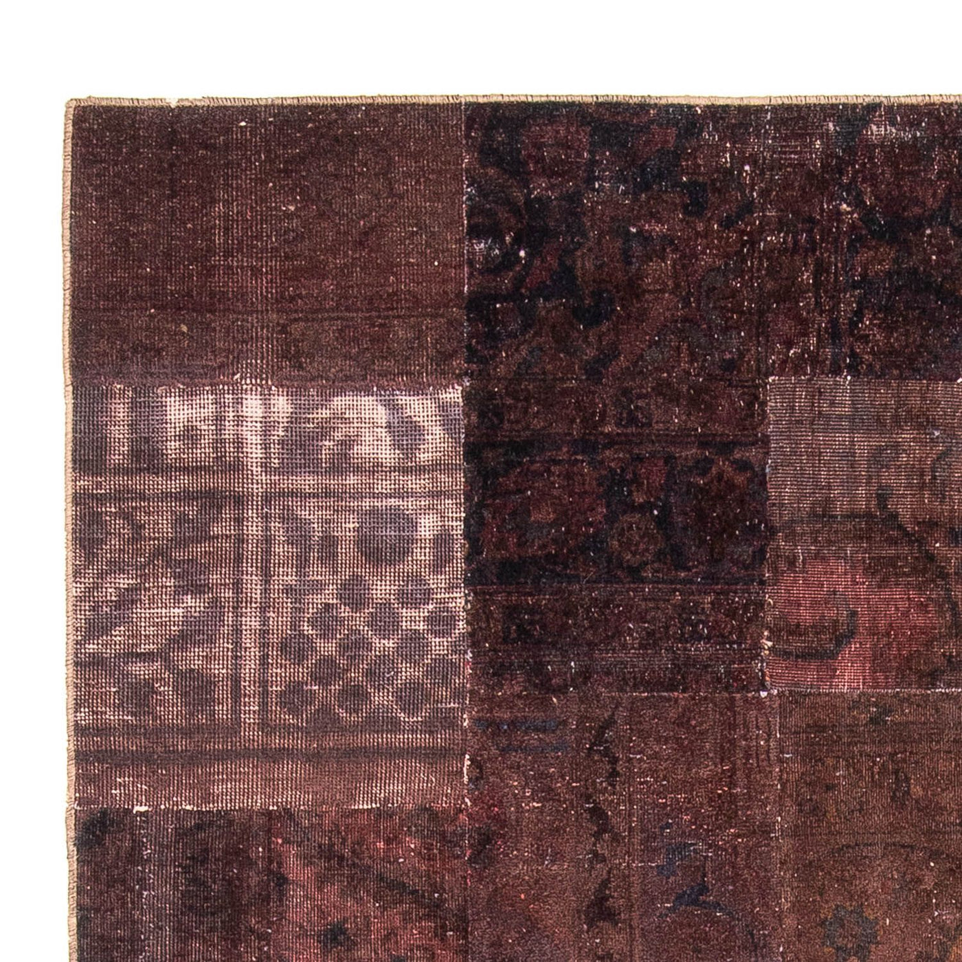Patchwork-matta 233x195cm - Perserteppich Wollteppich