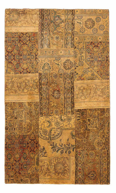 Patchwork-matta 131x205cm - Perserteppich Wollteppich