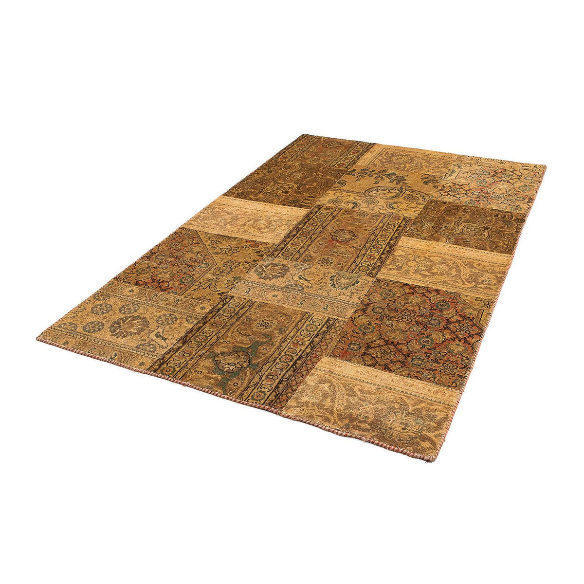 Patchwork-matta - 205 x 131 cm - flerfärgad