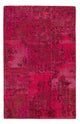 Patchwork-matta 127x202cm - Perserteppich Wollteppich