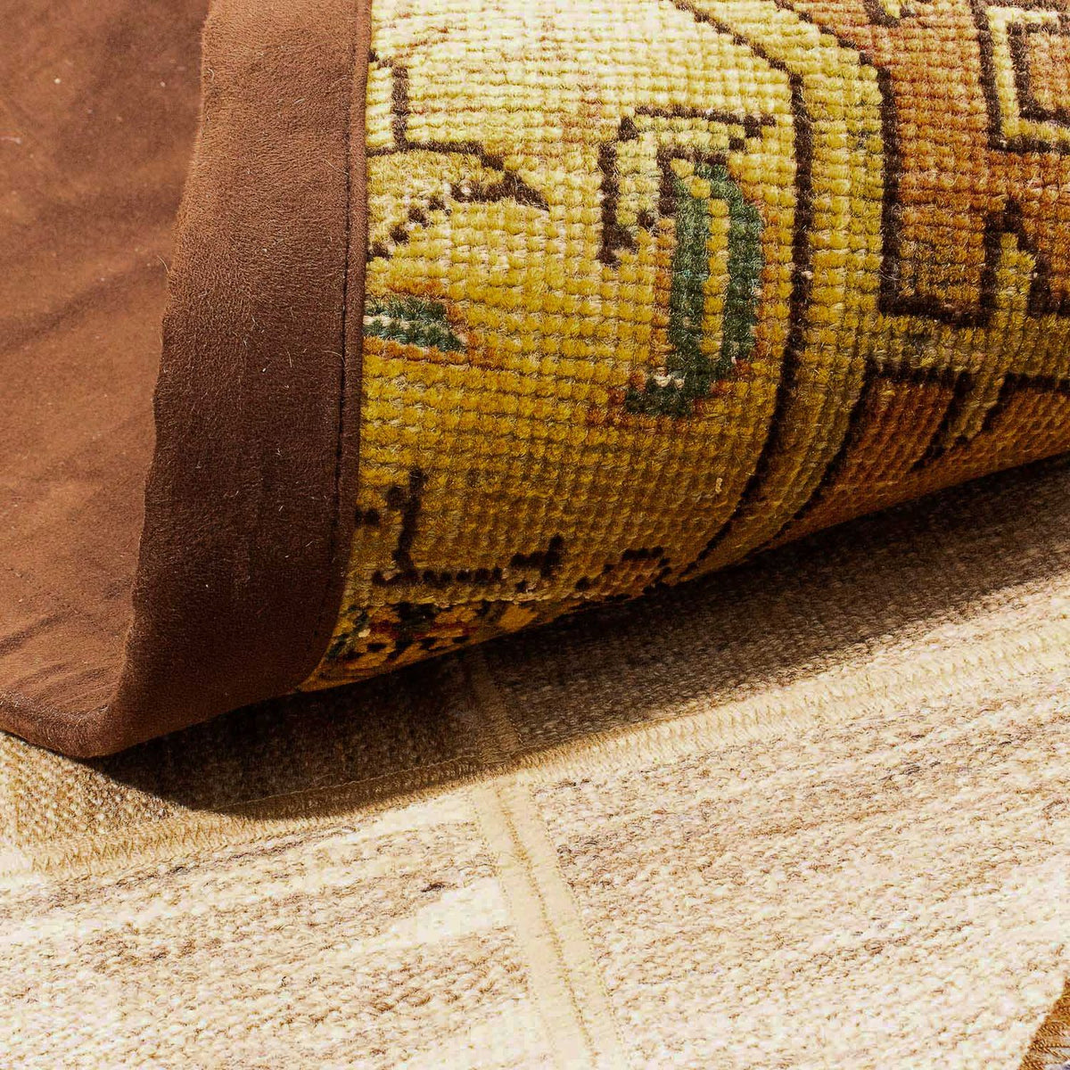 Kelim Carpet - orientalisk matta - 255 x 189 cm - flerfärgad