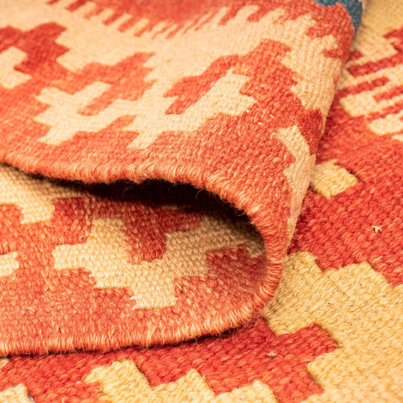 Kelim Carpet - orientalisk matta - 245 x 174 cm - röd