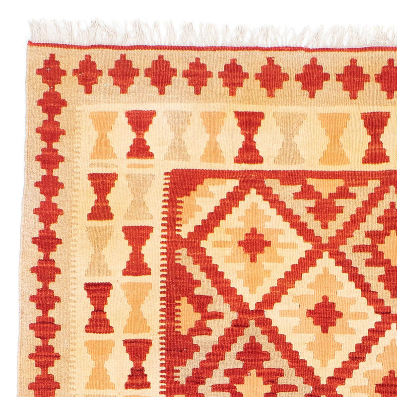 Kelim Carpet - orientalisk matta - 211 x 155 cm - röd