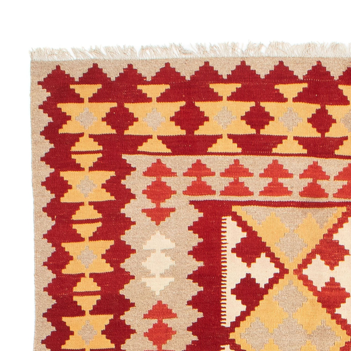 Kelim Carpet - orientalisk matta - 243 x 167 cm - flerfärgad