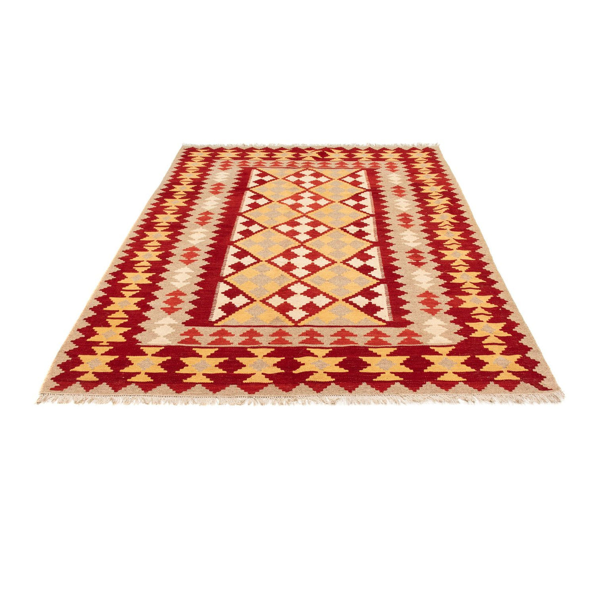 Kelim Carpet - orientalisk matta - 243 x 167 cm - flerfärgad