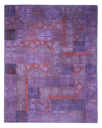 Patchwork-matta - 299 x 239 cm - lila
