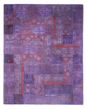 Patchwork-matta - 299 x 239 cm - lila