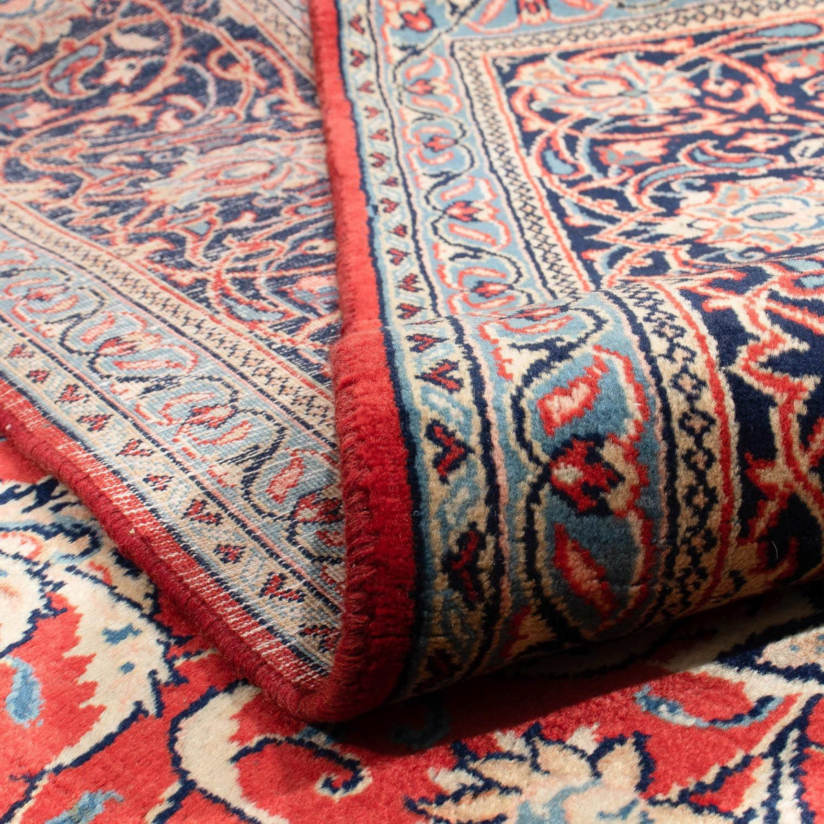 Patchwork-matta - 355 x 270 cm - ljusröd