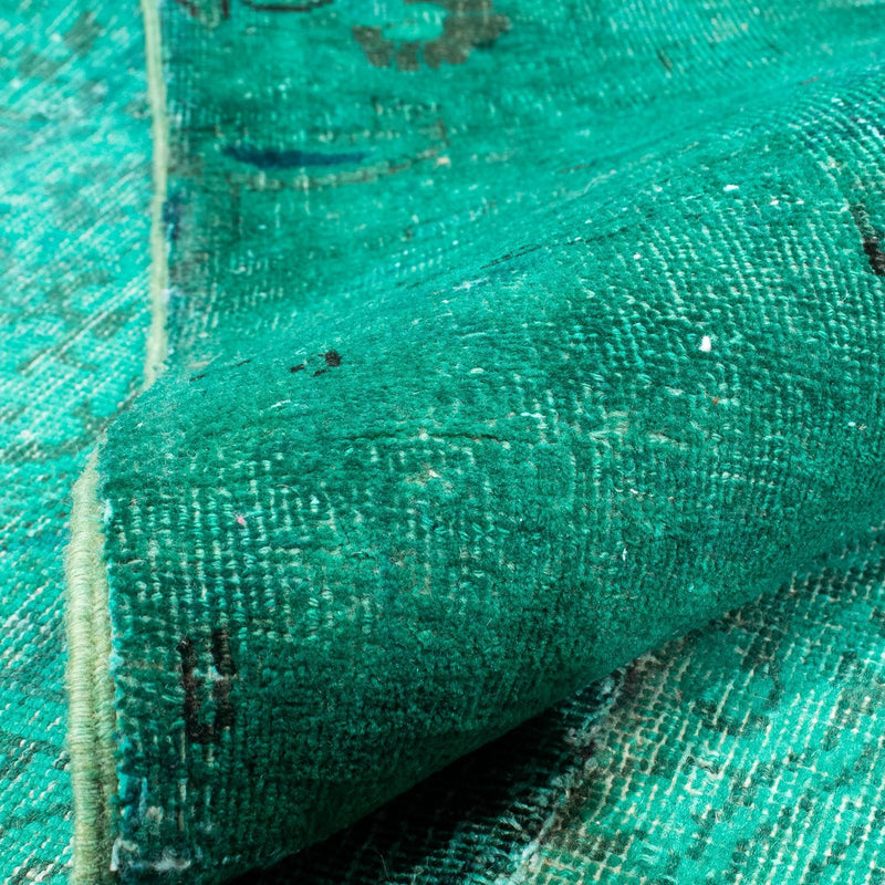 Patchwork-matta - 297 x 231 cm - turkos