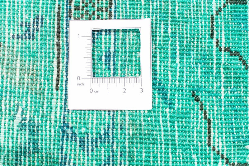 Patchwork-matta - 297 x 231 cm - turkos