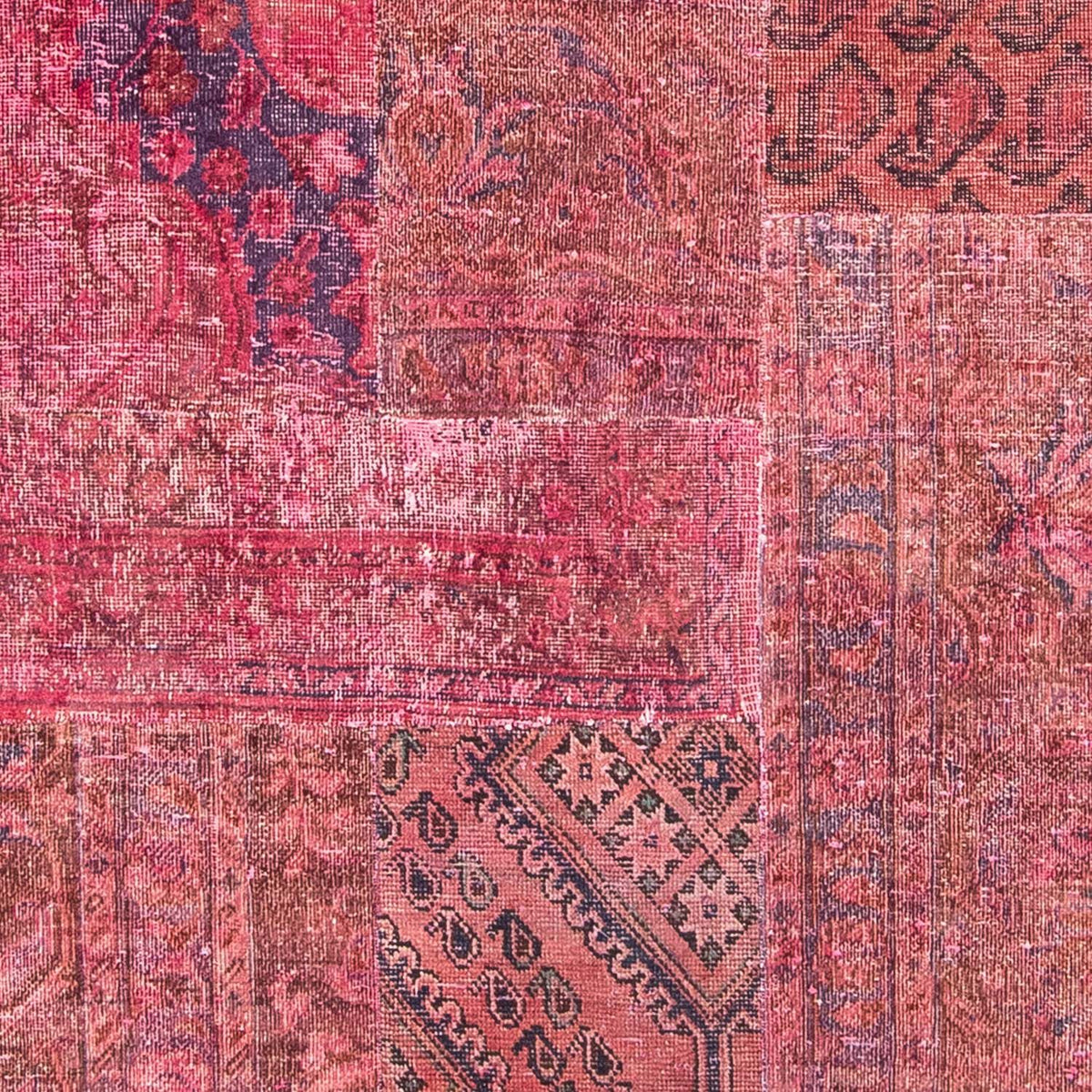 Patchwork-matta - 239 x 152 cm - flerfärgad