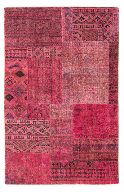 Patchwork-matta 151x237cm - Perserteppich Wollteppich