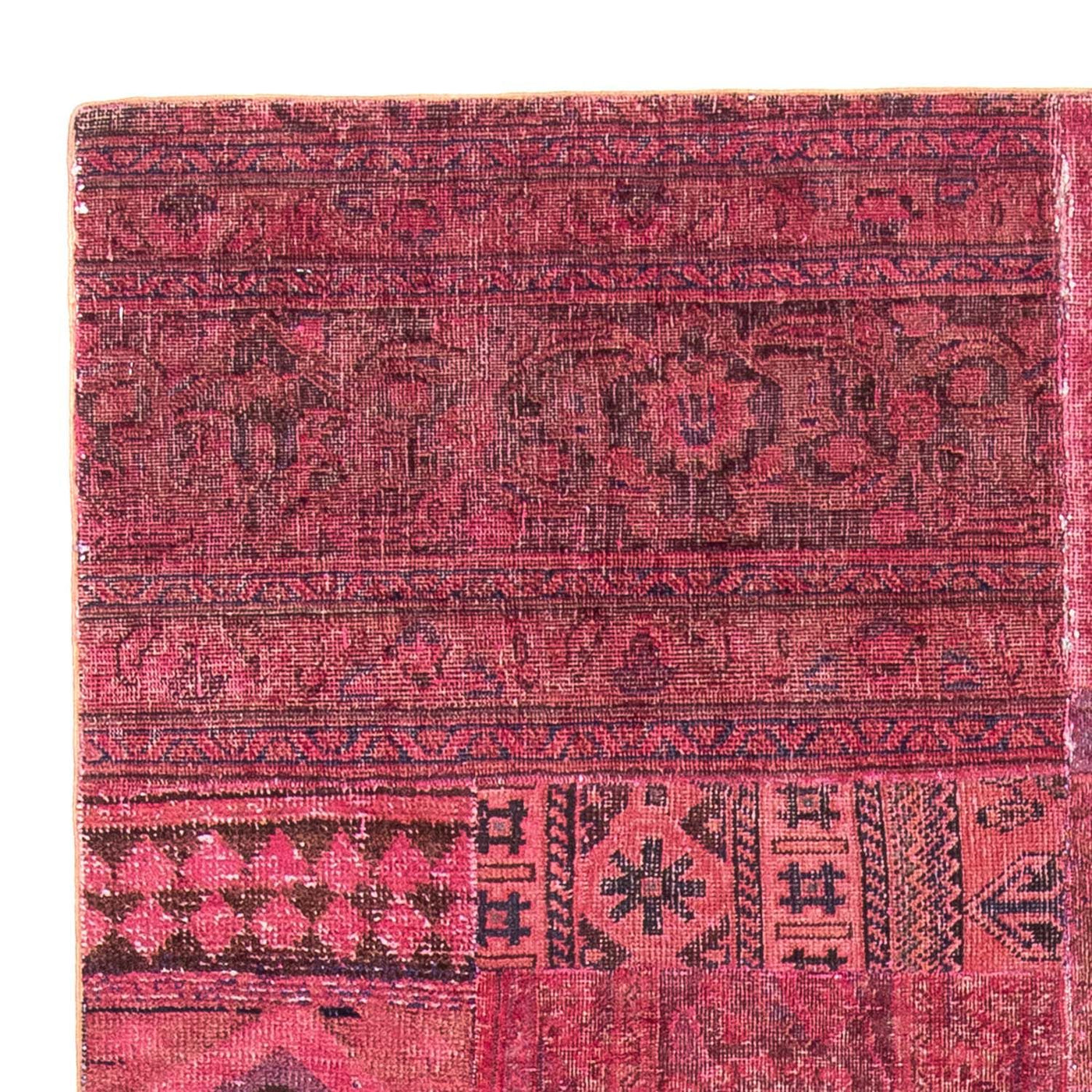 Patchwork-matta 237x151cm - Perserteppich Wollteppich