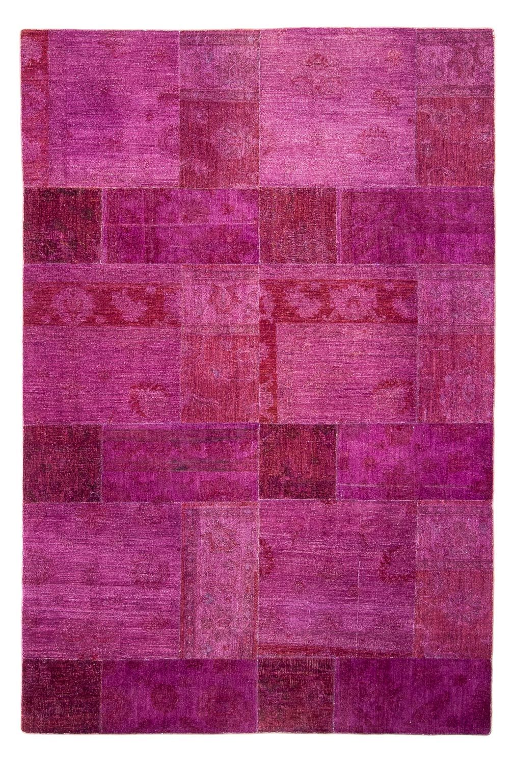 Patchwork-matta - 271 x 182 cm - lila