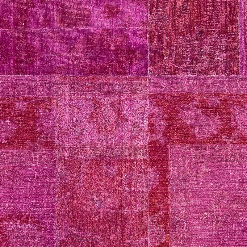 Patchwork-matta - 271 x 182 cm - lila