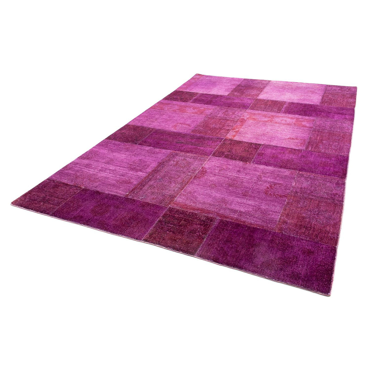 Patchwork-matta - 271 x 182 cm - lila