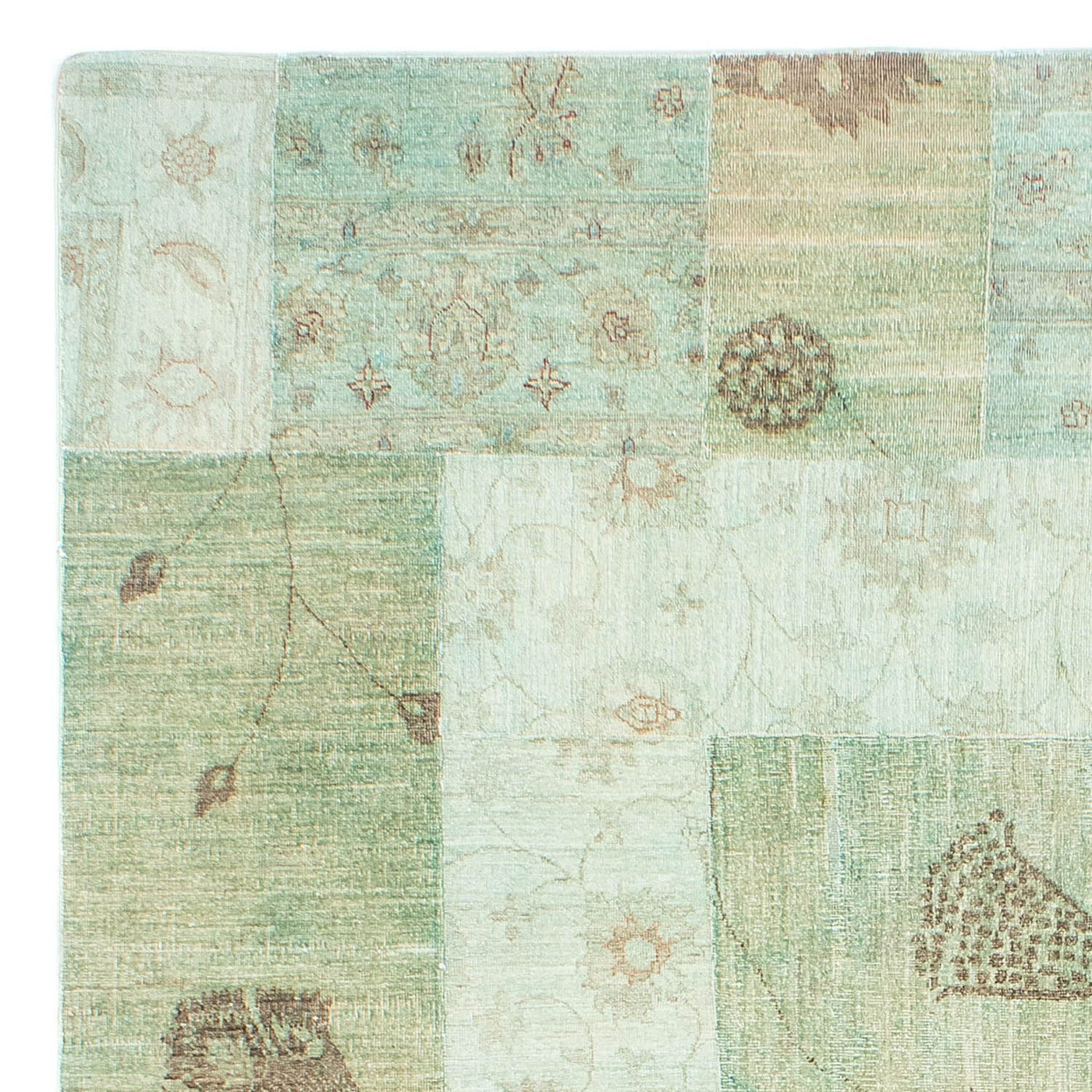Patchwork-matta 292x190cm - Perserteppich Wollteppich