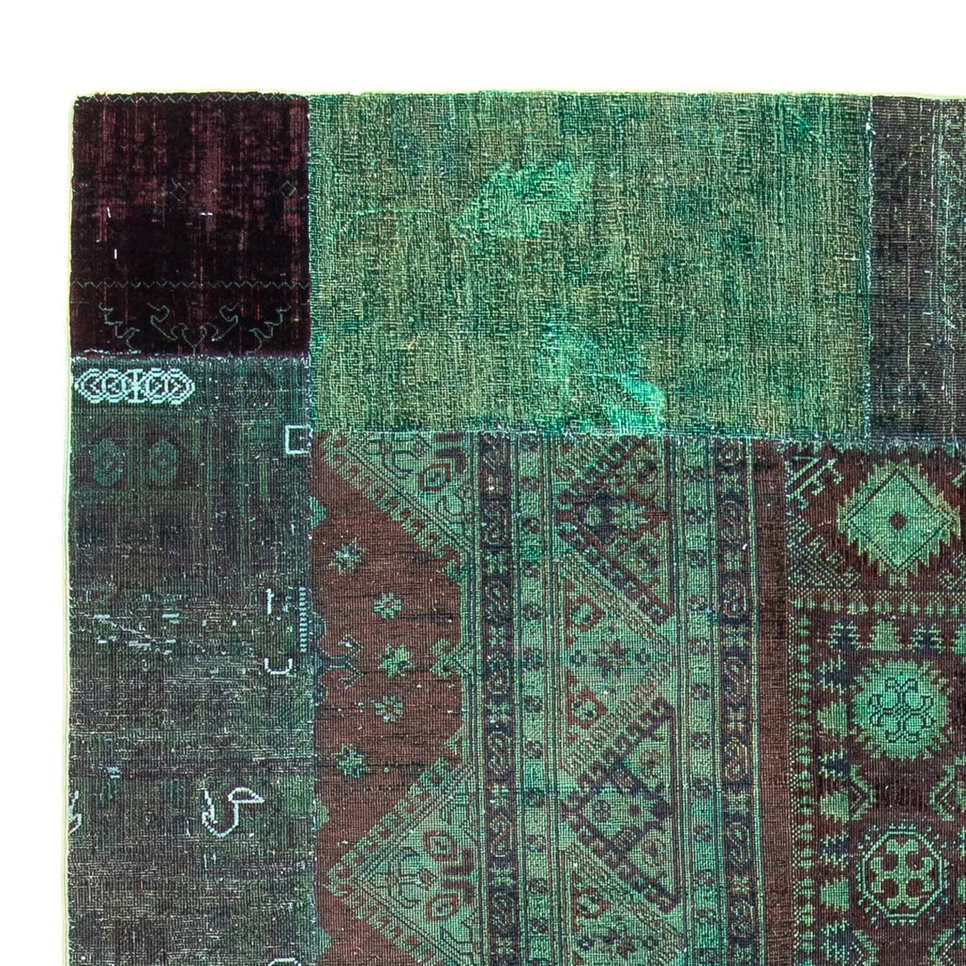 Patchwork-matta 270x175cm - Perserteppich Wollteppich