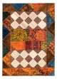 Patchwork-matta 229x163cm - Perserteppich Wollteppich