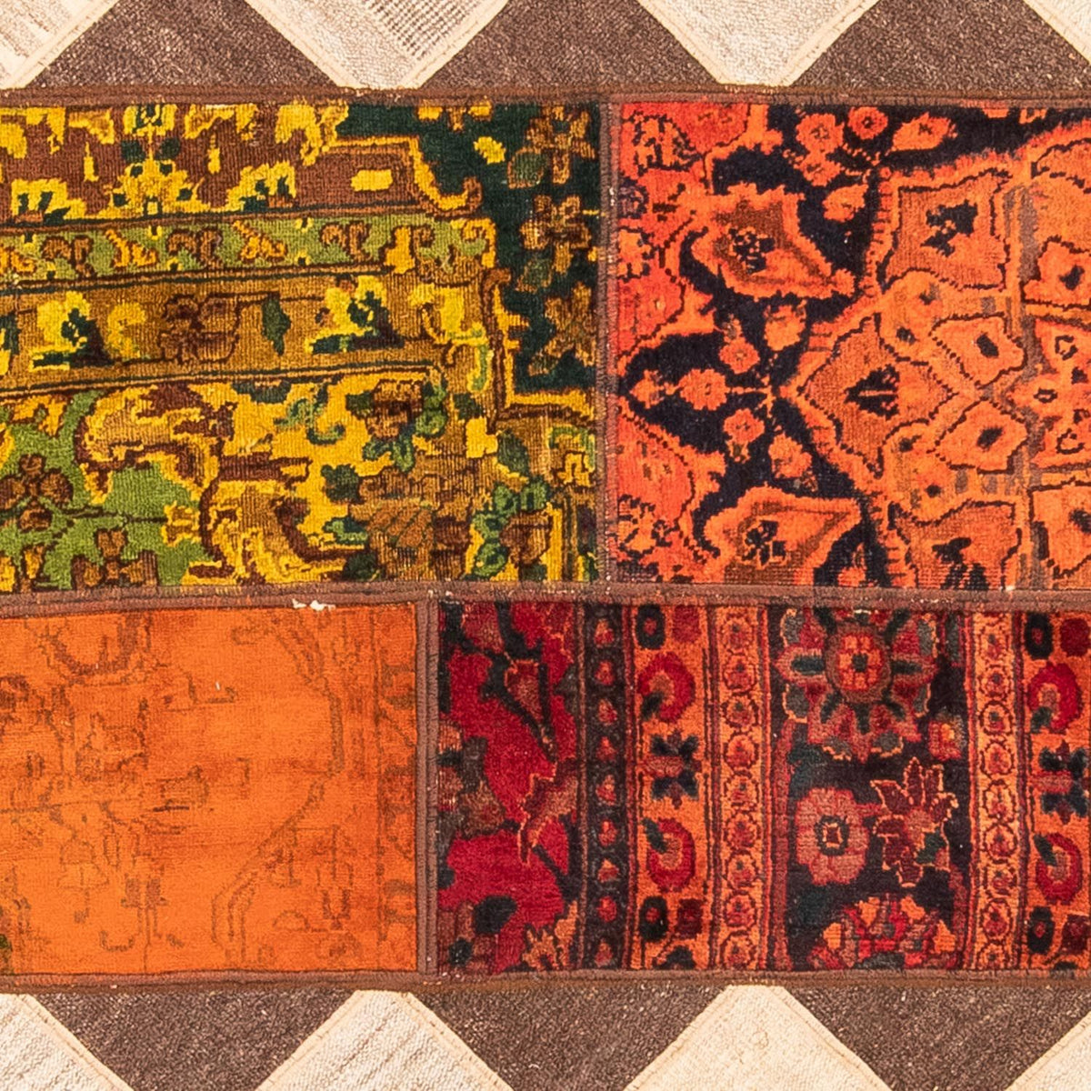 Patchwork-matta - 229 x 163 cm - flerfärgad