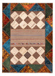 Patchwork-matta 224x164cm - Perserteppich Wollteppich