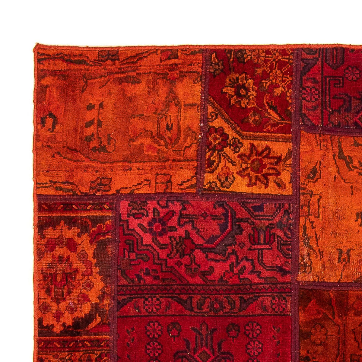 Patchwork-matta - 194 x 140 cm - flerfärgad