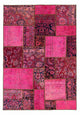 Patchwork-matta 138x197cm - Perserteppich Wollteppich