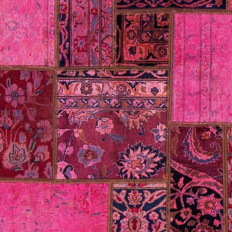 Patchwork-matta - 197 x 138 cm - flerfärgad