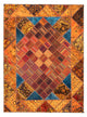 Patchwork-matta 234x176cm - Perserteppich Wollteppich