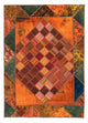 Patchwork-matta 225x164cm - Perserteppich Wollteppich