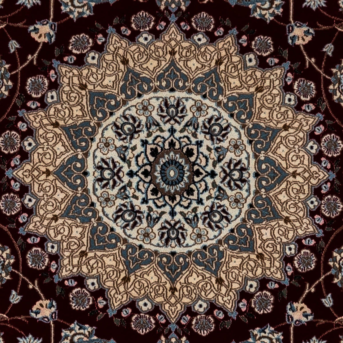 Persisk matta - Nain - Royal - 352 x 251 cm - svart