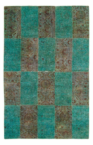 Patchwork-matta - 243 x 149 cm - flerfärgad