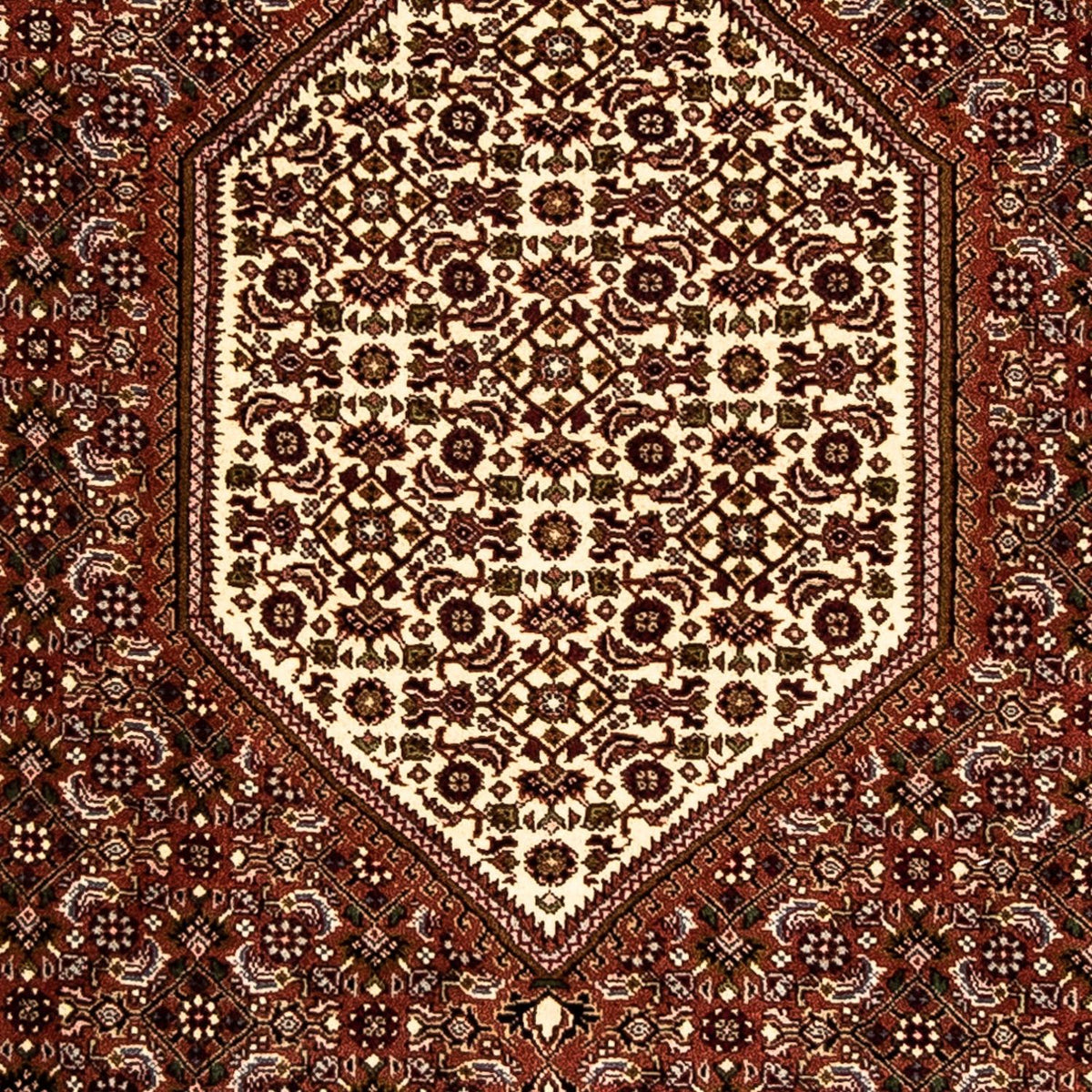 Runner Persisk matta - Bijar - 273 x 87 cm - mörkröd